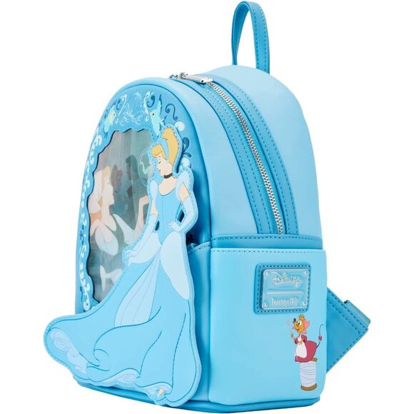 NWT Loungefly Disney Cinderella Princess Series Lenticular Mini Backpack - Picture 5 of 8